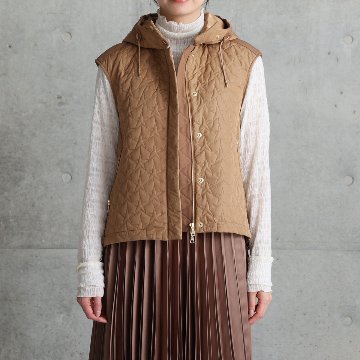 11月上旬お届け予定『Stella quilt』 2WAY gilet【全3色】の画像