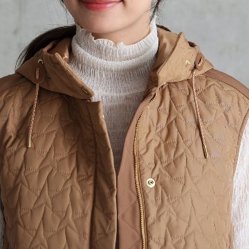 11月上旬お届け予定『Stella quilt』 2WAY gilet【全3色】の画像