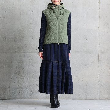 11月上旬お届け予定『Stella quilt』 2WAY gilet【全3色】の画像