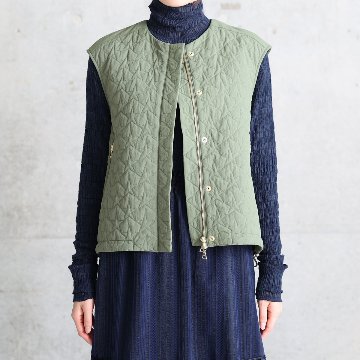 11月上旬お届け予定『Stella quilt』 2WAY gilet【全3色】の画像