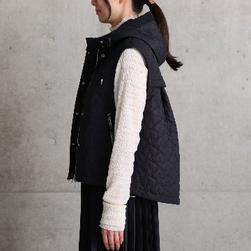 11月上旬お届け予定『Stella quilt』 2WAY gilet【全3色】の画像