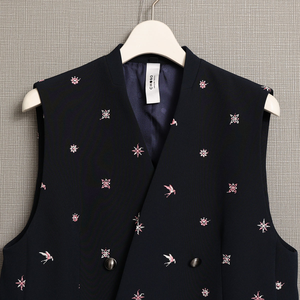 11月上旬お届け予定『The happy prince』 long gilet【全2色】の画像