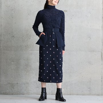 11月上旬お届け予定『The happy prince』 Straight skirt【全2色】の画像