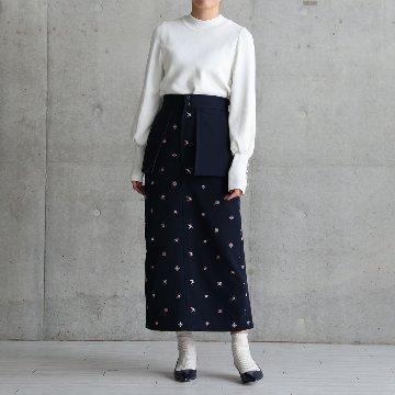 11月上旬お届け予定『The happy prince』 Straight skirt【全2色】の画像