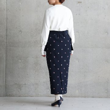 11月上旬お届け予定『The happy prince』 Straight skirt【全2色】の画像