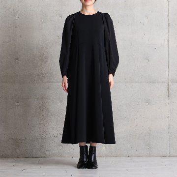 11月上旬お届け予定『Drape knit』 Long dress【全2色】の画像