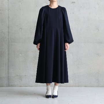 11月上旬お届け予定『Drape knit』 Long dress【全2色】の画像