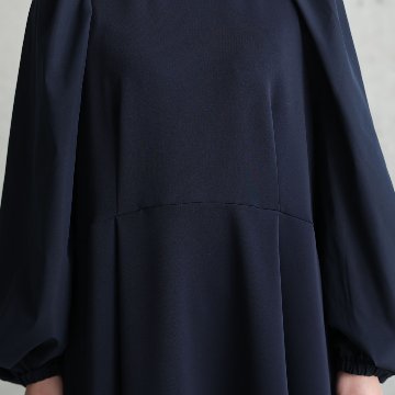 11月上旬お届け予定『Drape knit』 Long dress【全2色】の画像