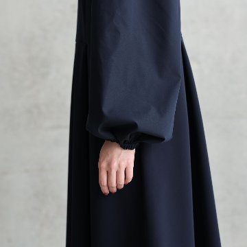 11月上旬お届け予定『Drape knit』 Long dress【全2色】の画像