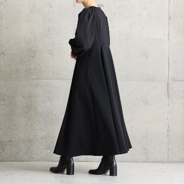 11月上旬お届け予定『Drape knit』 Long dress【全2色】の画像