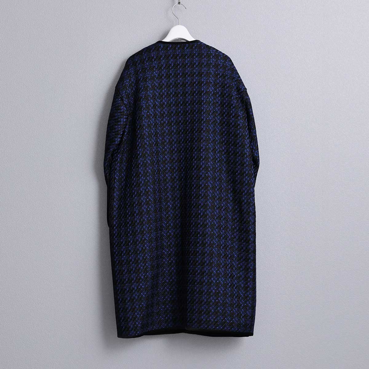 12月上旬届け予定『Tulle houndstooth tweed』2WAY Long Coat 【全2色】の画像