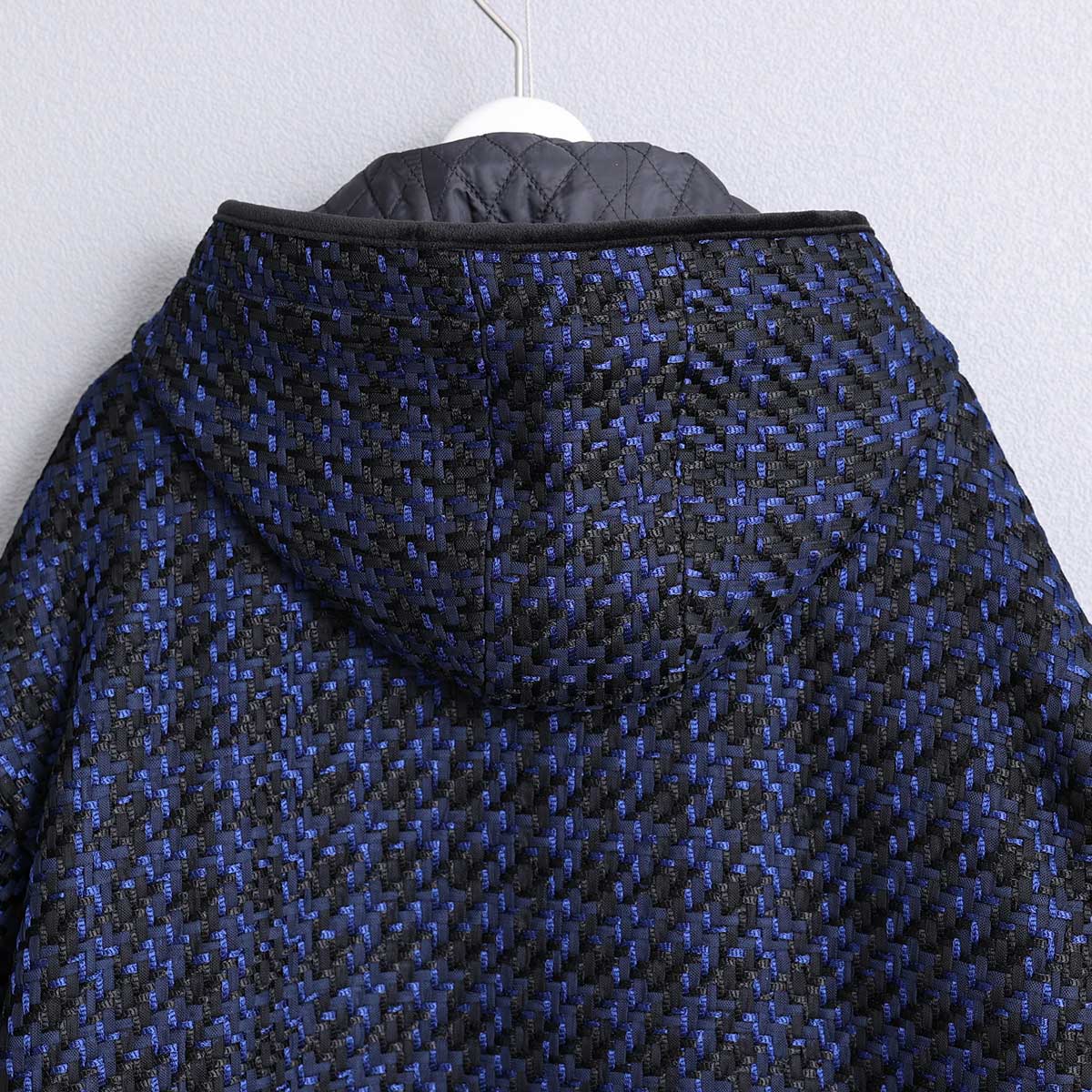 12月上旬届け予定『Tulle houndstooth tweed』2WAY Long Coat 【全2色】の画像