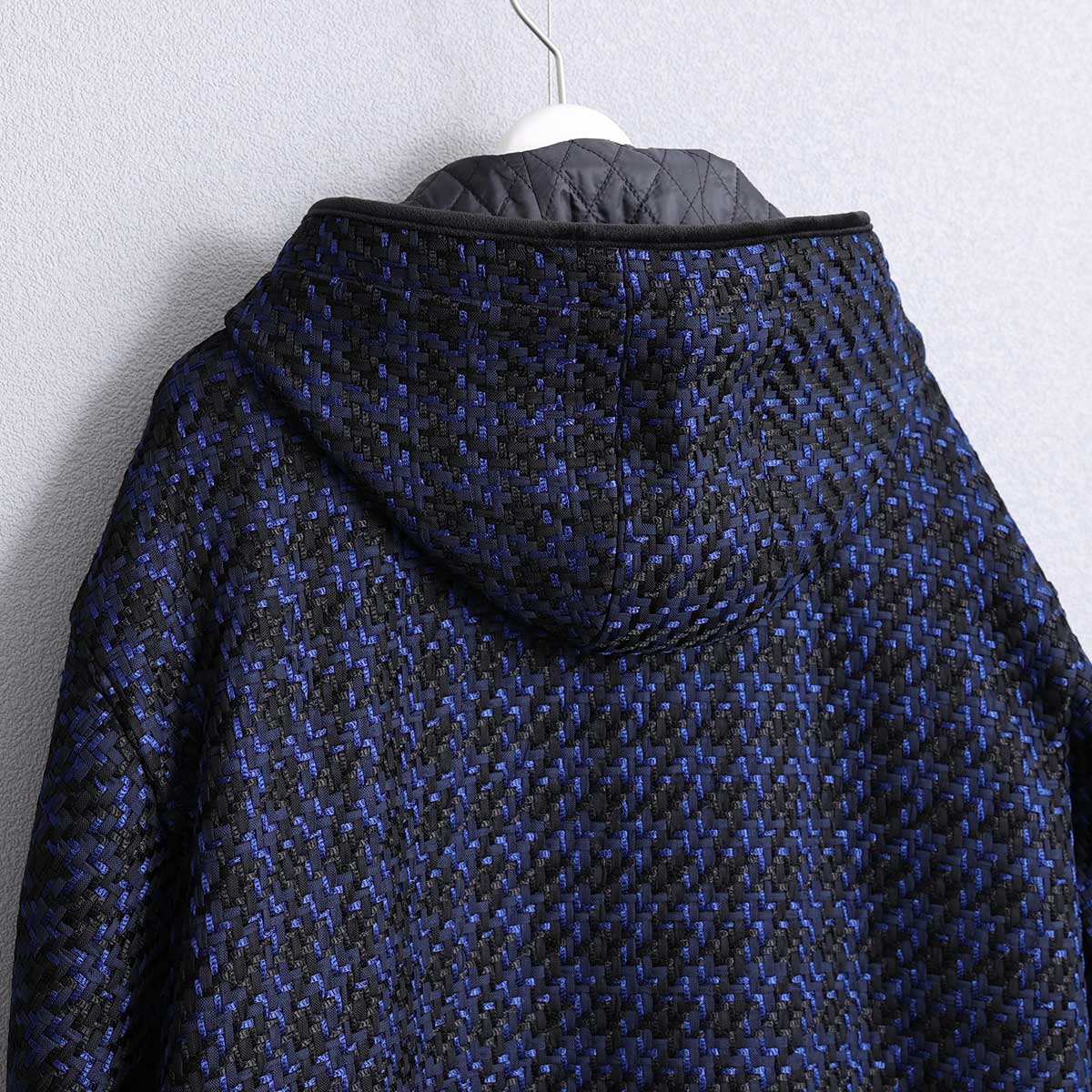 12月上旬届け予定『Tulle houndstooth tweed』2WAY Long Coat 【全2色】の画像