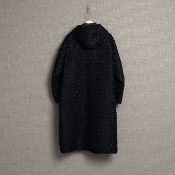 12月上旬届け予定『Tulle houndstooth tweed』2WAY Long Coat 【全2色】の画像