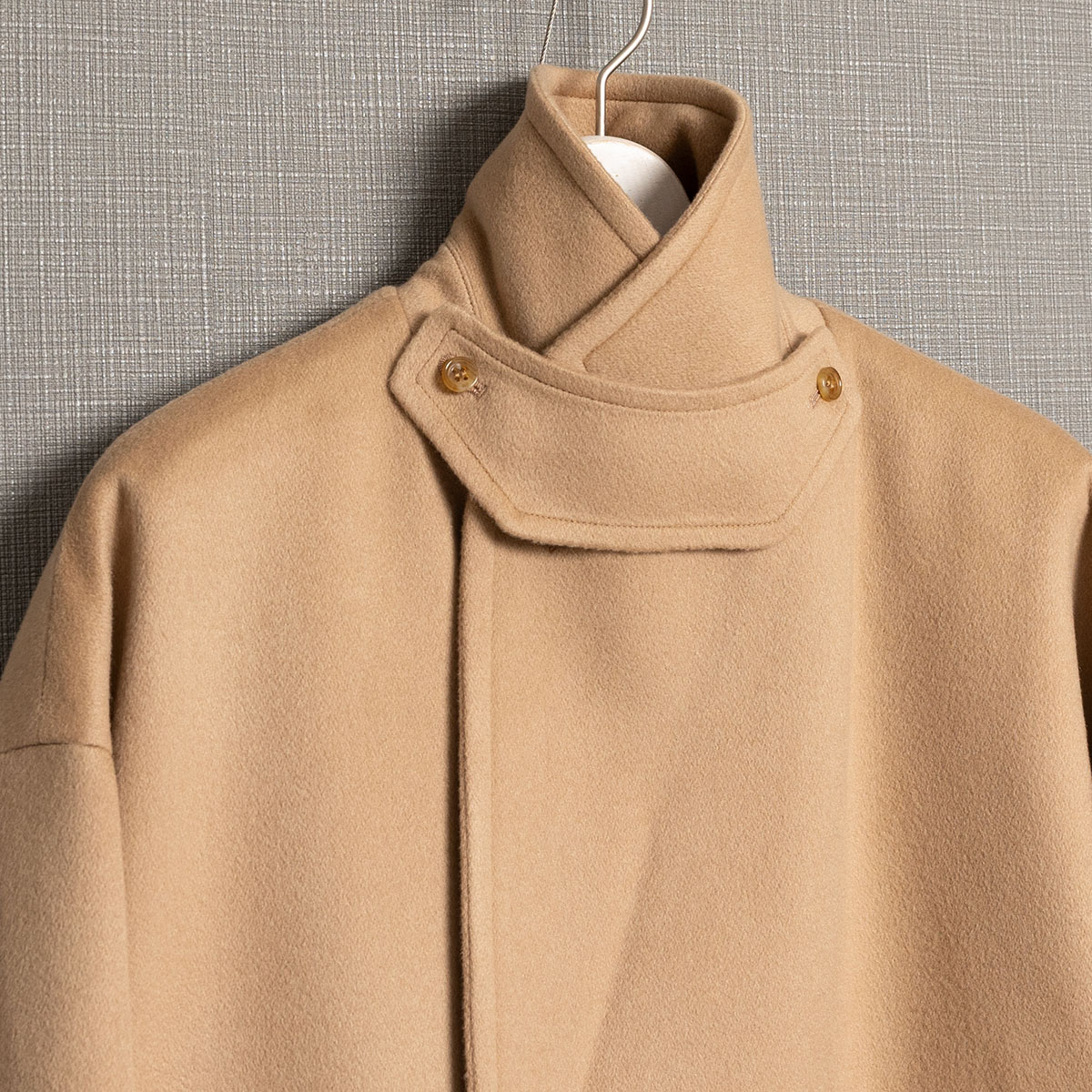 12月上旬お届け予定『Pure cashmere』 Over chester coat【全3色】の画像