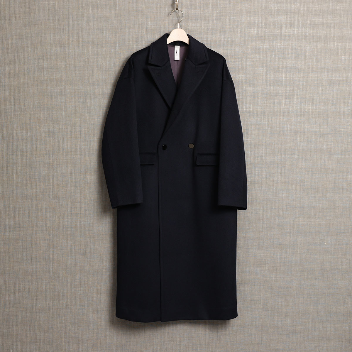 12月上旬お届け予定『Pure cashmere』 Over chester coat【全3色】の画像