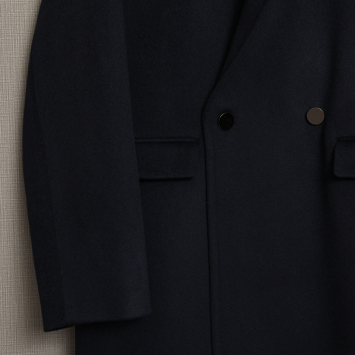 12月上旬お届け予定『Pure cashmere』 Over chester coat【全3色】の画像