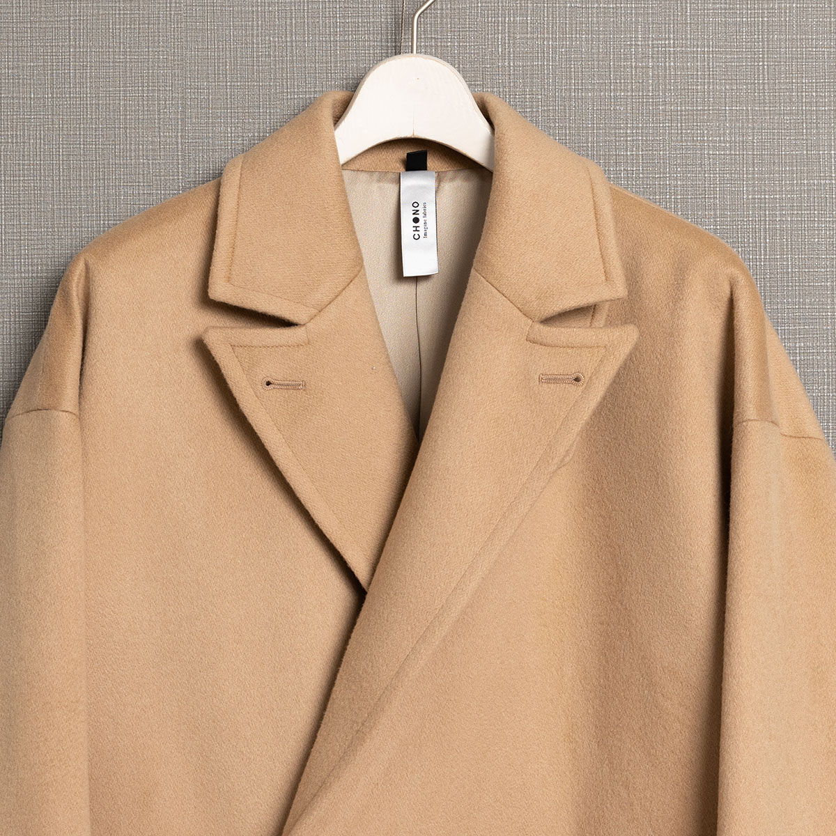 12月上旬お届け予定『Pure cashmere』 Over chester coat【全3色】の画像