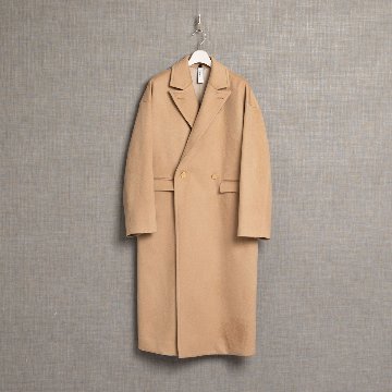 12月上旬お届け予定『Pure cashmere』 Over chester coat【全3色】の画像