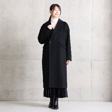 12月上旬お届け予定『Pure cashmere』 Over chester coat【全3色】の画像