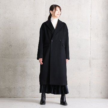 12月上旬お届け予定『Pure cashmere』 Over chester coat【全3色】の画像