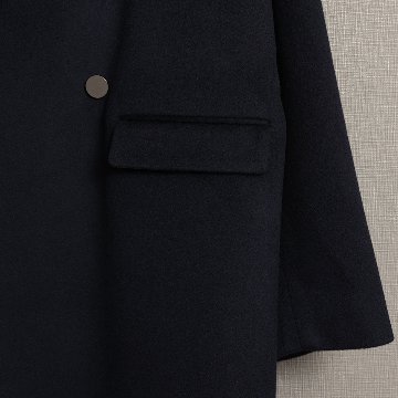 12月上旬お届け予定『Pure cashmere』 Over chester coat【全3色】の画像