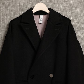 12月上旬お届け予定『Pure cashmere』 Over chester coat【全3色】の画像