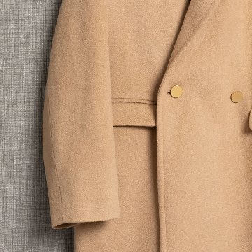 12月上旬お届け予定『Pure cashmere』 Over chester coat【全3色】の画像