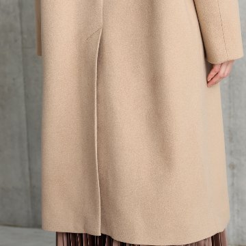 12月上旬お届け予定『Pure cashmere』 Over chester coat【全3色】の画像