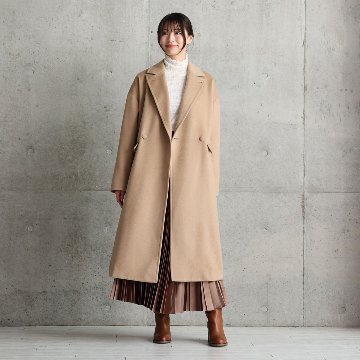 12月上旬お届け予定『Pure cashmere』 Over chester coat【全3色】の画像