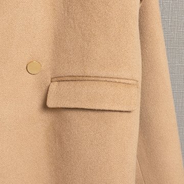 12月上旬お届け予定『Pure cashmere』 Over chester coat【全3色】の画像