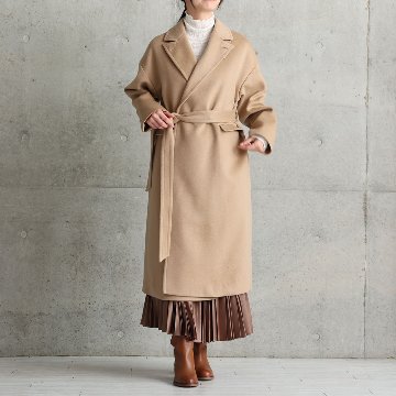 12月上旬お届け予定『Pure cashmere』 Over chester coat【全3色】の画像