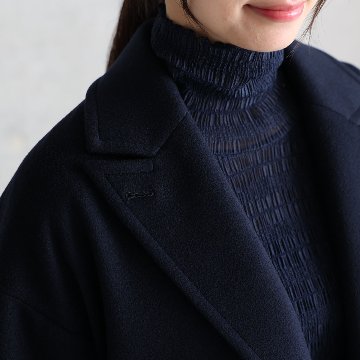 12月上旬お届け予定『Pure cashmere』 Over chester coat【全3色】の画像