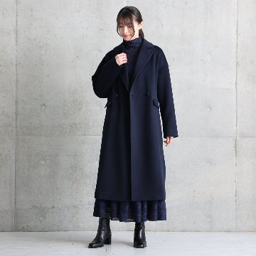 12月上旬お届け予定『Pure cashmere』 Over chester coat【全3色】の画像