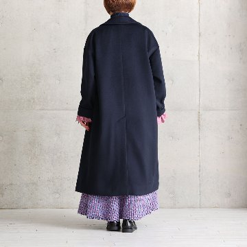 12月上旬お届け予定『Pure cashmere』 Over chester coat【全3色】の画像