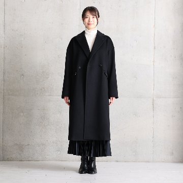 12月上旬お届け予定『Pure cashmere』 Over chester coat【全3色】の画像