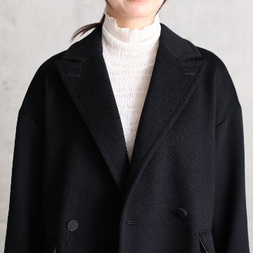 12月上旬お届け予定『Pure cashmere』 Over chester coat【全3色】の画像