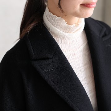 12月上旬お届け予定『Pure cashmere』 Over chester coat【全3色】の画像