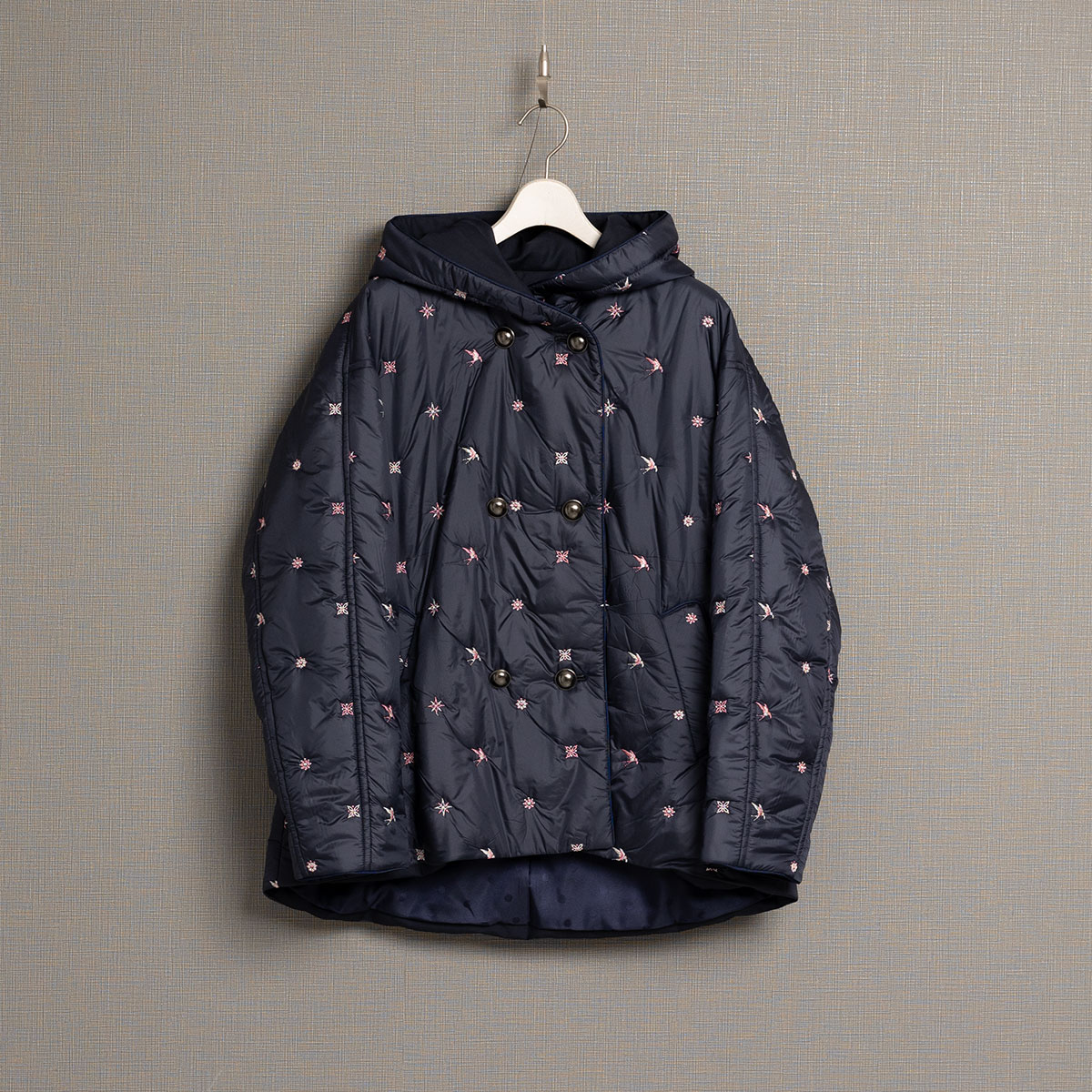 12月下旬お届け予定『The happy prince quilt』 Hoodie coat【全2色】の画像