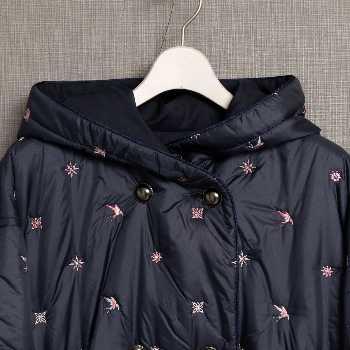 12月下旬お届け予定『The happy prince quilt』 Hoodie coat【全2色】の画像