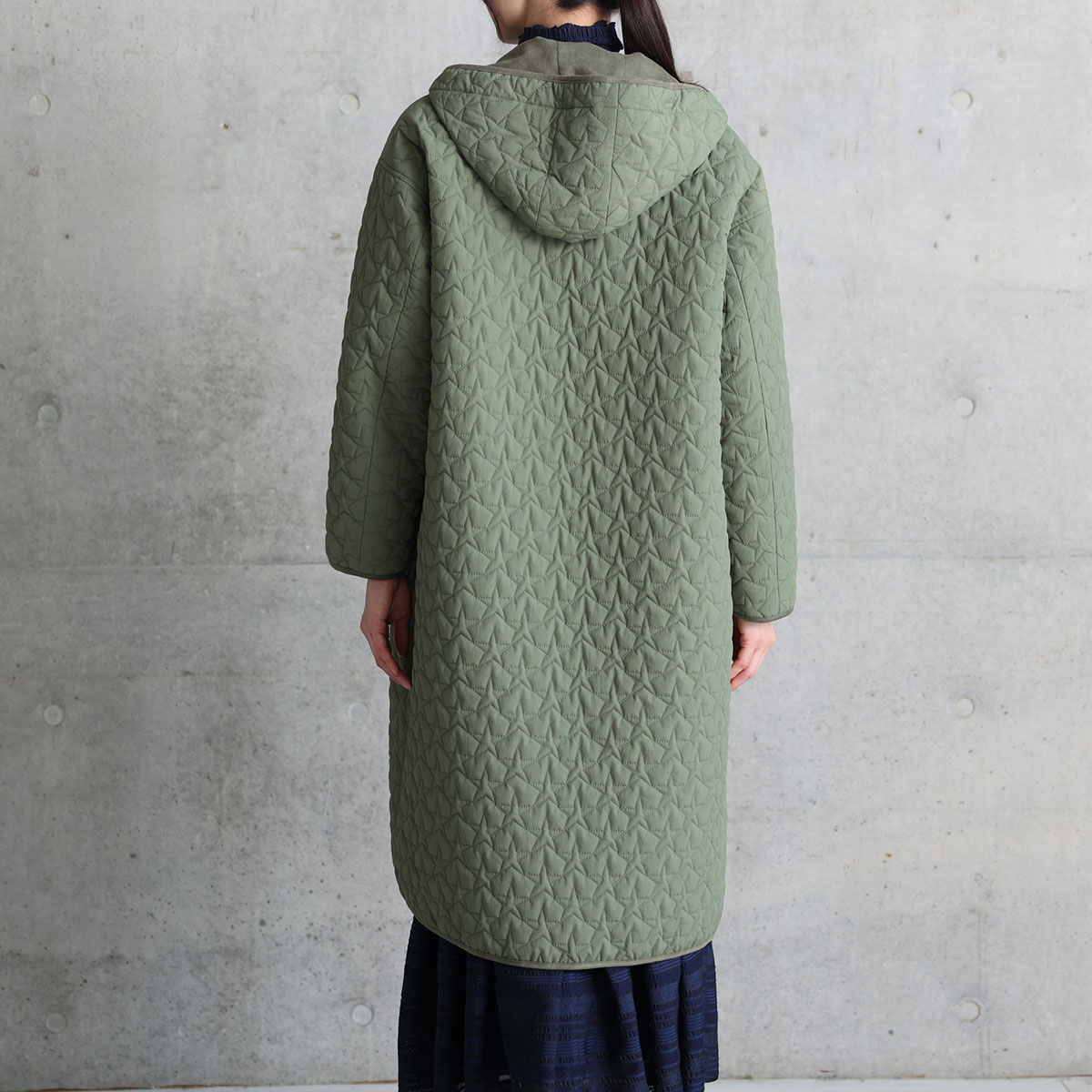 12月下旬お届け予定『Stella quilt』2WAY Long Coat 【全2色】の画像