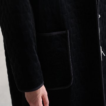 12月下旬お届け予定『Stella quilt velvet』2WAY Long Coat【全1色】の画像