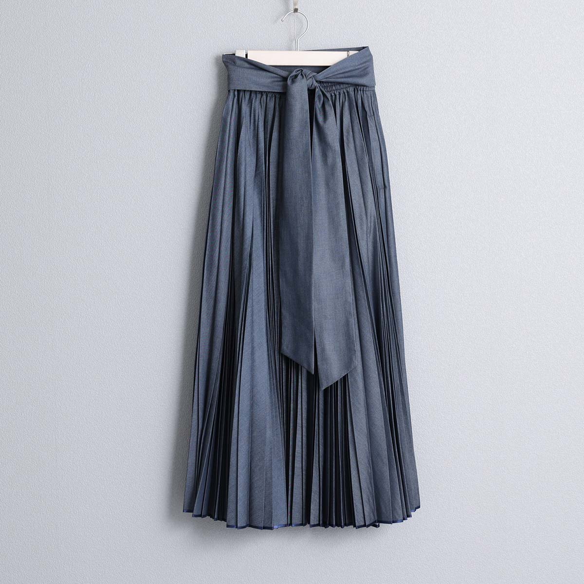 2月中旬～下旬お届け予定 『Inflexion pleats』 Long skirt 【全4色】の画像