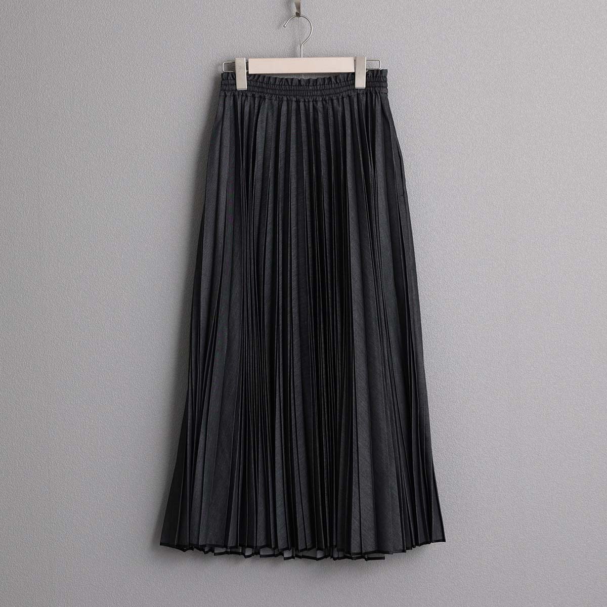 2月中旬～下旬お届け予定 『Inflexion pleats』 Long skirt 【全4色】の画像