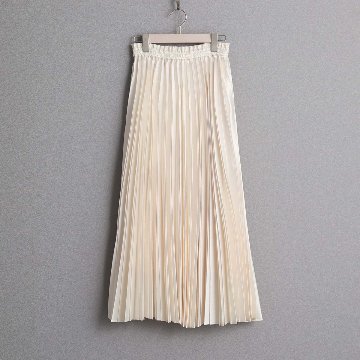 2月中旬～下旬お届け予定 『Inflexion pleats』 Long skirt 【全4色】の画像