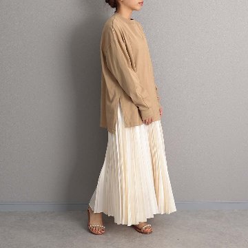 2月中旬～下旬お届け予定 『Inflexion pleats』 Long skirt 【全4色】の画像