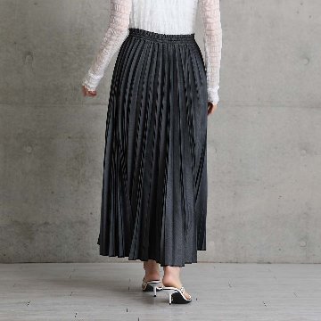 2月中旬～下旬お届け予定 『Inflexion pleats』 Long skirt 【全4色】の画像