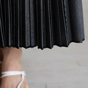 2月中旬～下旬お届け予定 『Inflexion pleats』 Long skirt 【全4色】の画像