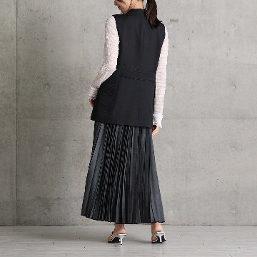 2月中旬～下旬お届け予定 『Inflexion pleats』 Long skirt 【全4色】の画像