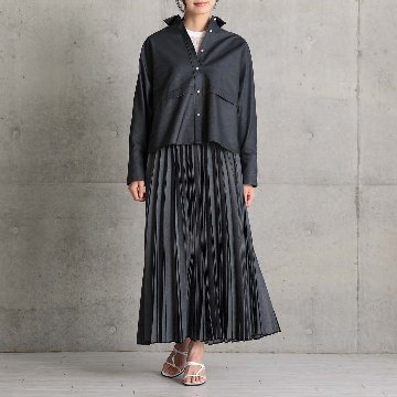 2月中旬～下旬お届け予定 『Inflexion pleats』 Long skirt 【全4色】の画像